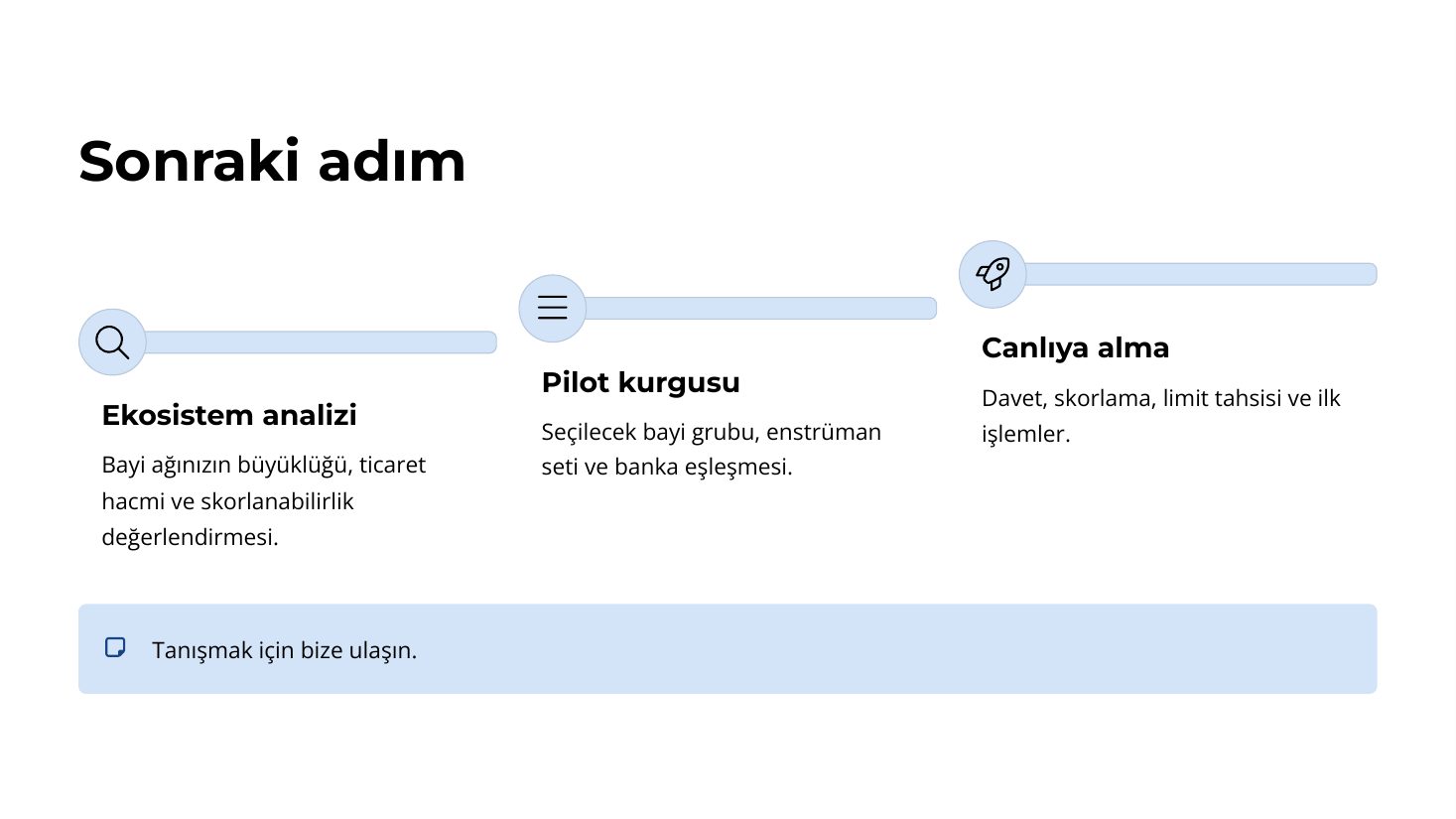 Sonraki adım